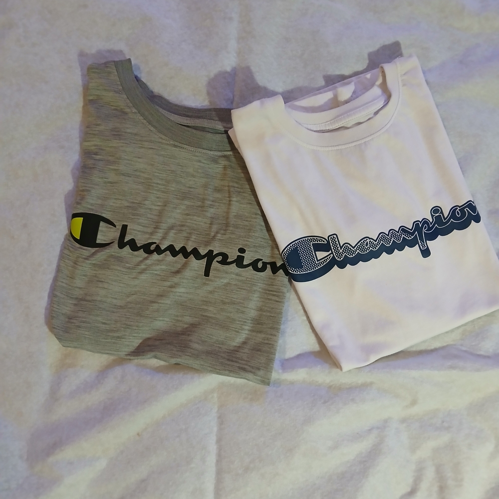 Champion Gray and White Sweatshirt